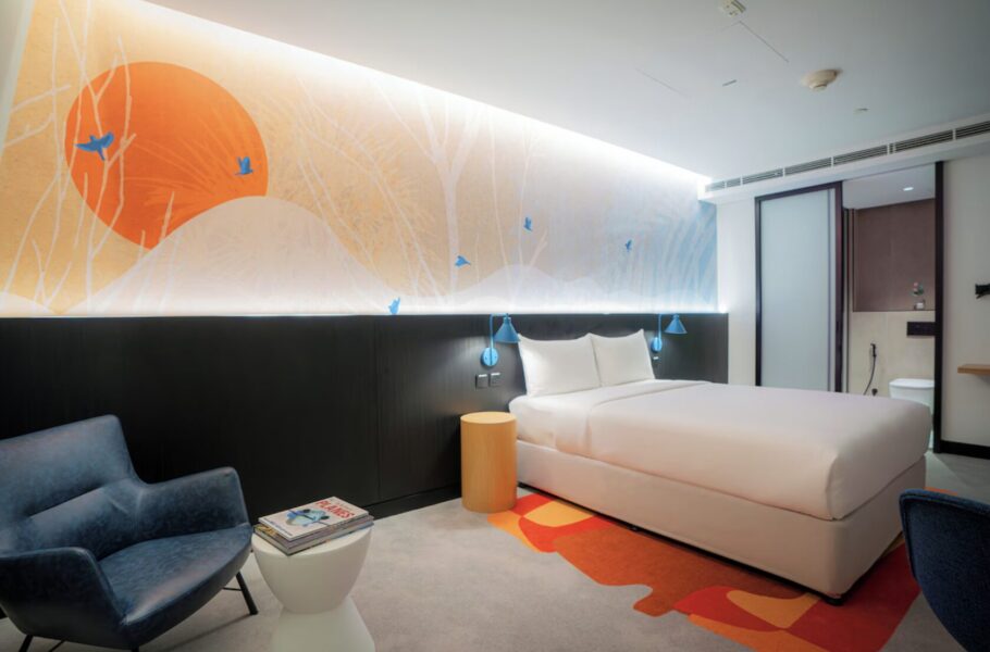 ザイード国際空港(旧アブダビ空港)トランジットホテルAUHotelの客室