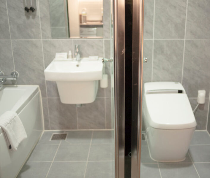 ロイヤルスクエアのトイレとお風呂はセパレートになっていて便利