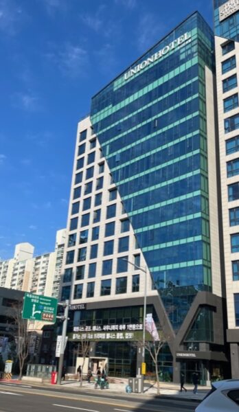 ユニオンホテルの外観(ソウル人気ホテル)