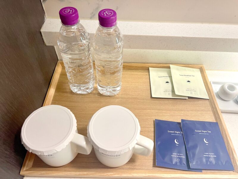 ユニオンホテルの無料ミネラルウォーター