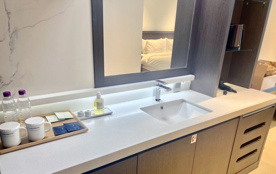 ユニオンホテルの洗面台(ソウルおすすめホテル)