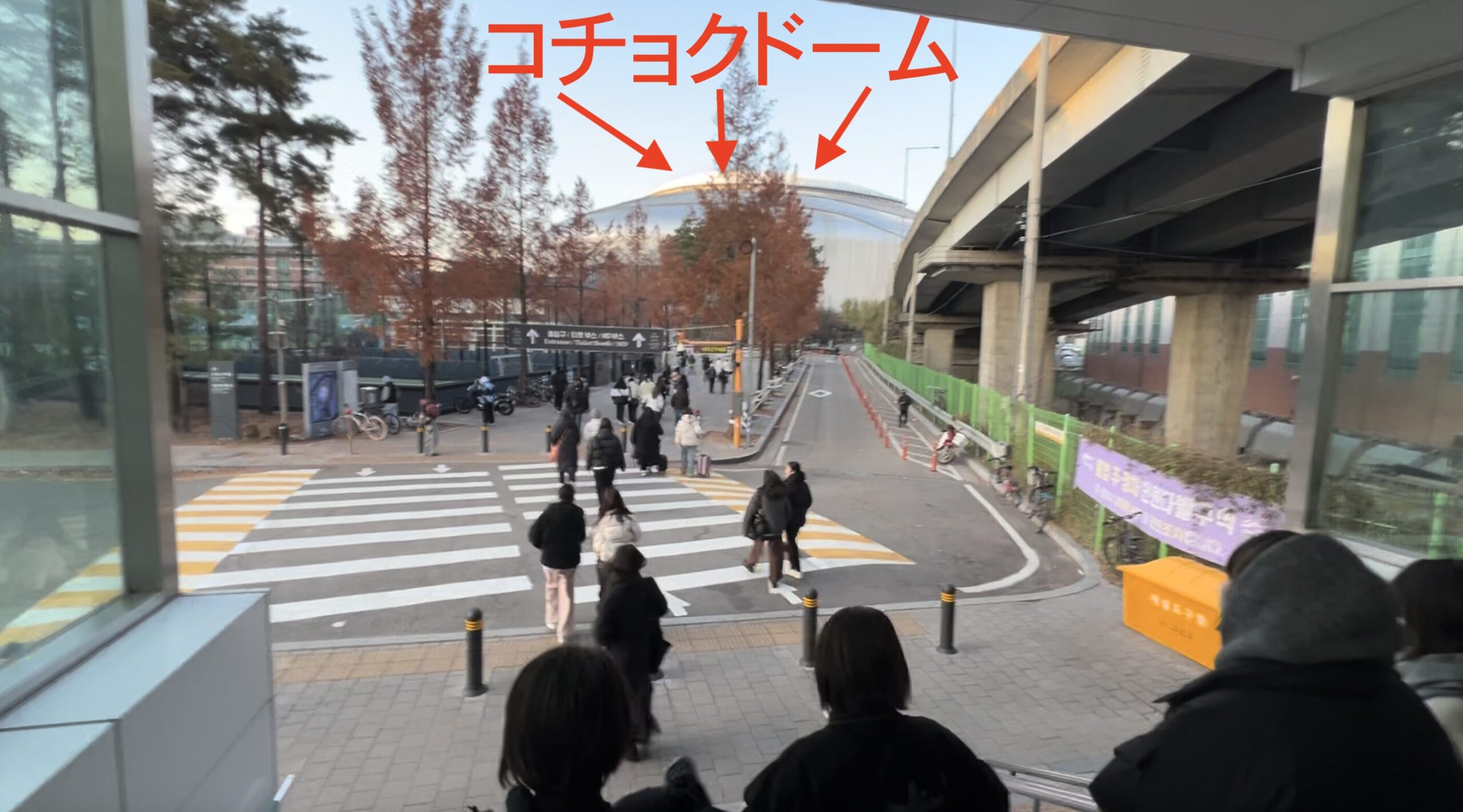 コチョクスカイドーム行き方