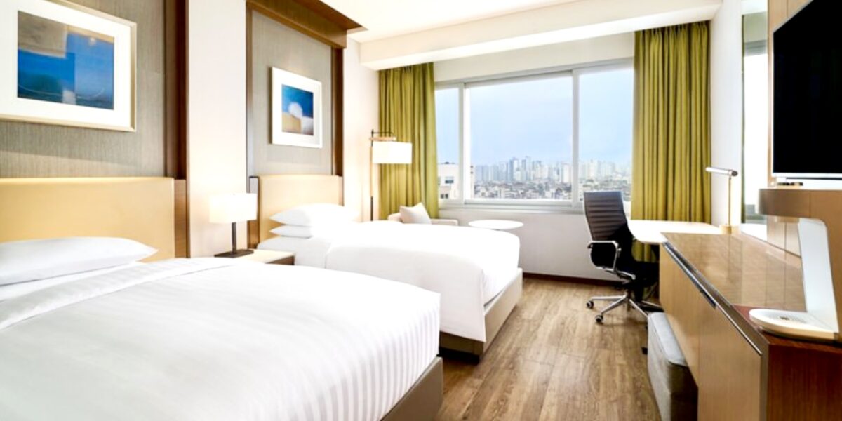 高尺ライブおすすめホテルのコートヤードバイマリオットの客室