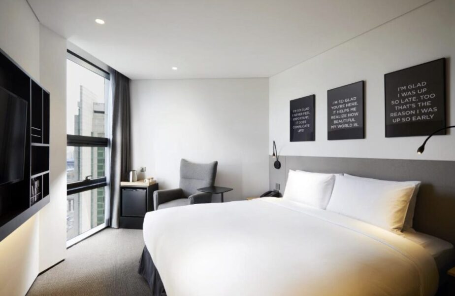 KSPOコン参戦時おすすめホテル第3位のグラッドカンナム客室風景