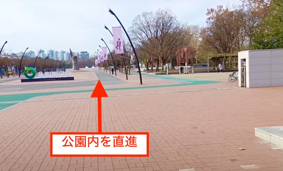 オリンピック公園駅からKSPOドームまでの行き方(ホテルガイド用)