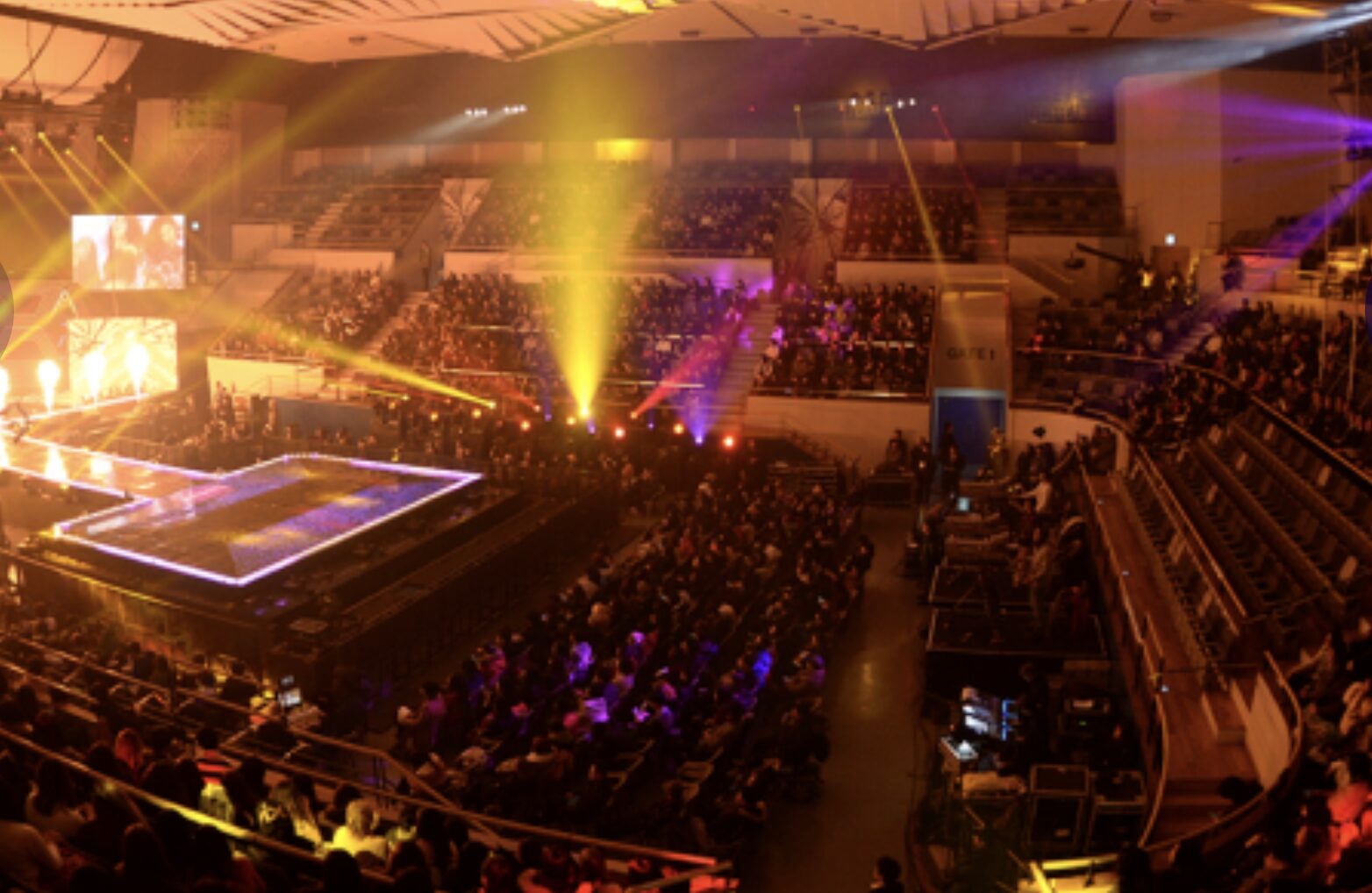 KBSアリーナの会場内風景(ファンミやコンサート参戦時のおすすめホテル5選)