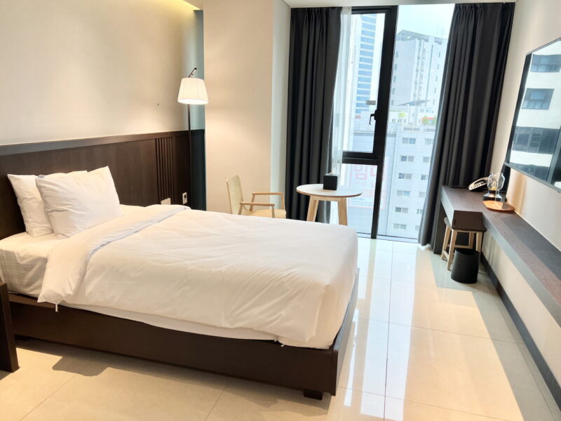 KBSアリーナファンミに便利なホテル、ユニオンホテルの客室