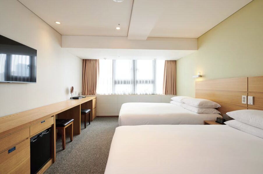 KINTEXコンサート参戦に便利なナインツリーバイパルナスソウル明洞 1のツインルーム