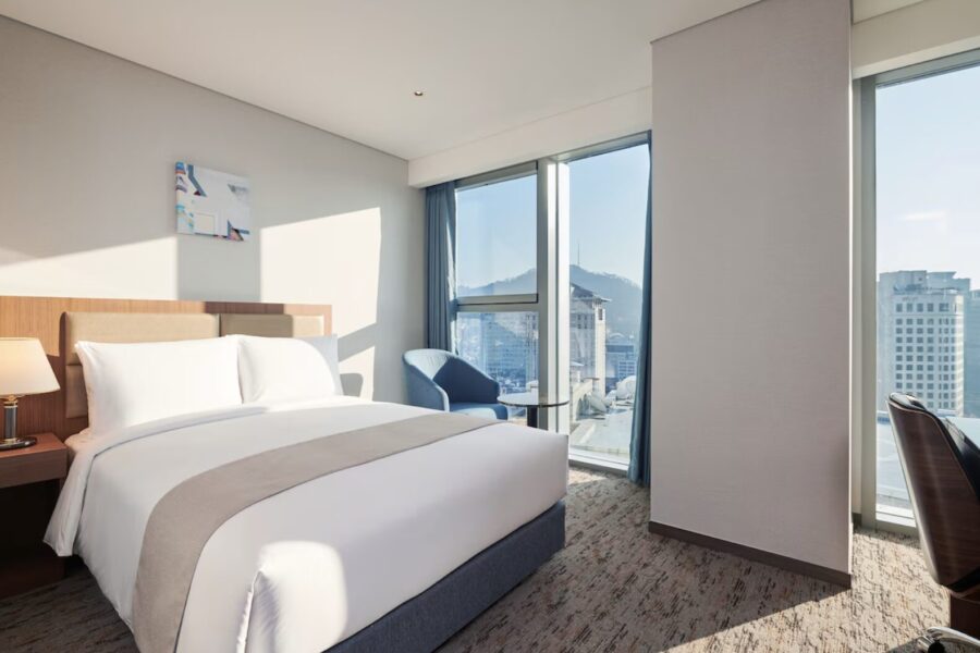 ソウルワールドカップ競技場ライブ参戦に便利なスタンフォード明洞の客室