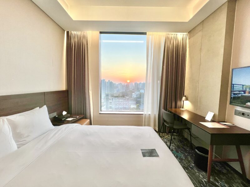 ホテルイン9江南の客室。KSPO・オリンピックホール参戦時に最適。