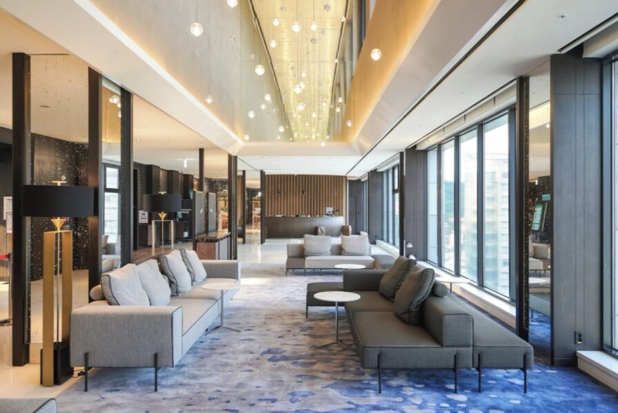 ソラリア西鉄ホテルソウル明洞ロビー。KSPOライブにおすすめ