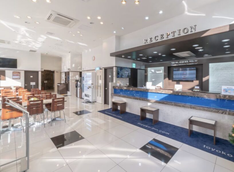 東横インソウル東大門2のロビー。KSPOコンサートに最適