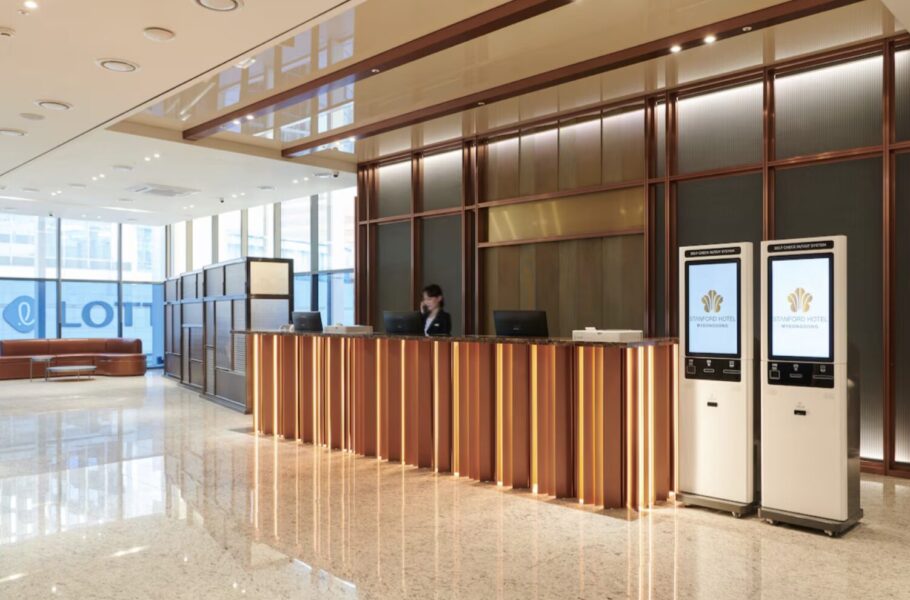 初ソウルでKSPOコンサート参戦の人におすすめのスタンフォードホテル明洞のロビー