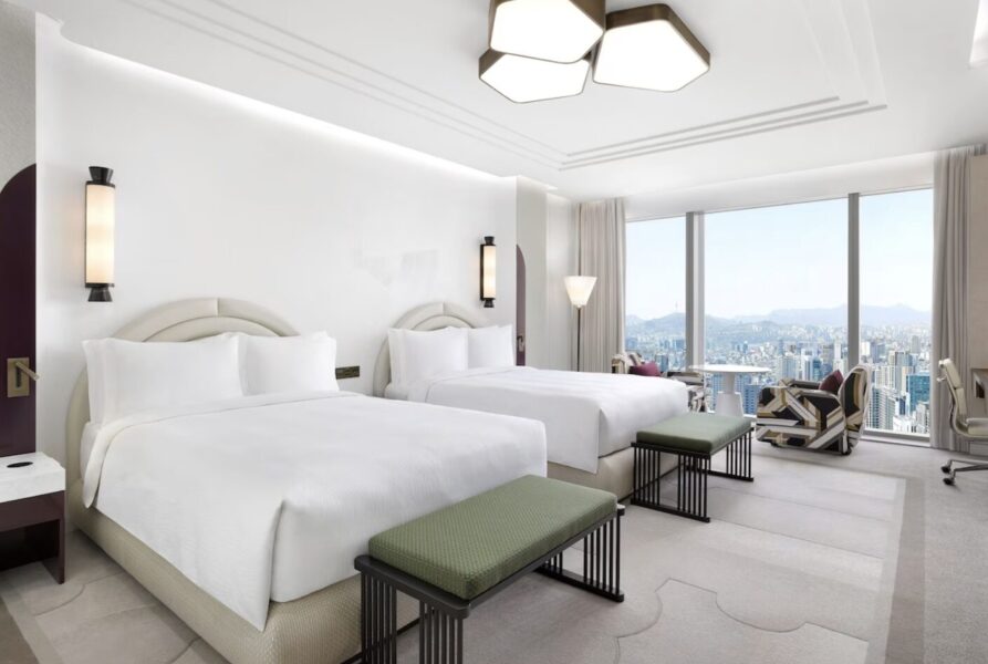 KSPOライブ時におすすめの高級ホテル、チョソンパレスソウル江南のツインルーム