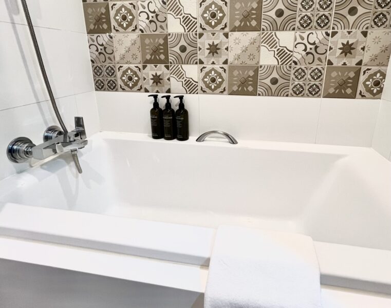 高陽スタジアムライブ参戦時のおすすめホテル、ナインツリーBYバルナス仁寺洞のバスタブ
