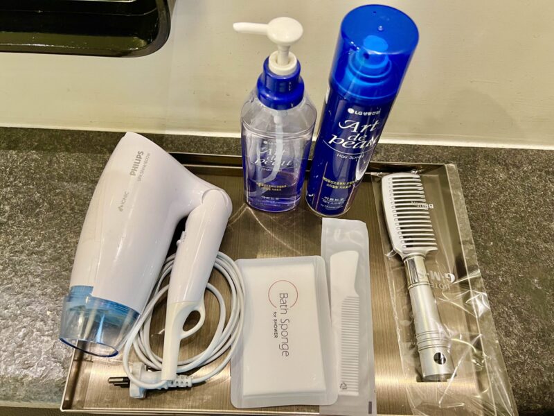 地下鉄永登浦駅近くにあるGMSホテルの備品写真